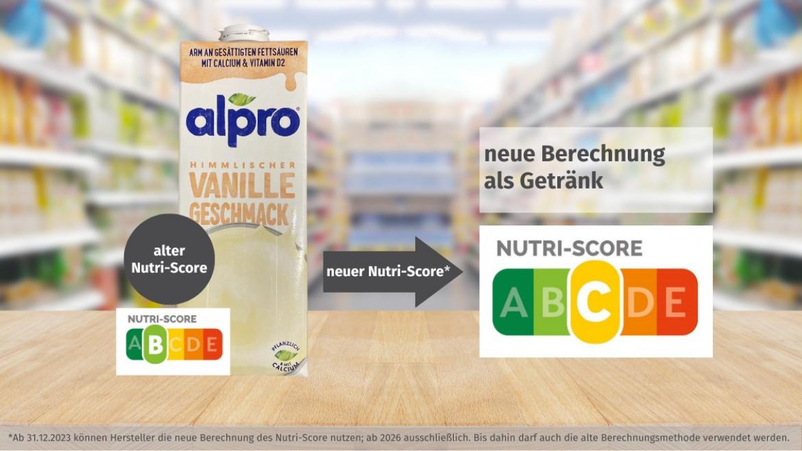 Nutri-Score: Alpro Soja Drink Vanille (2023)