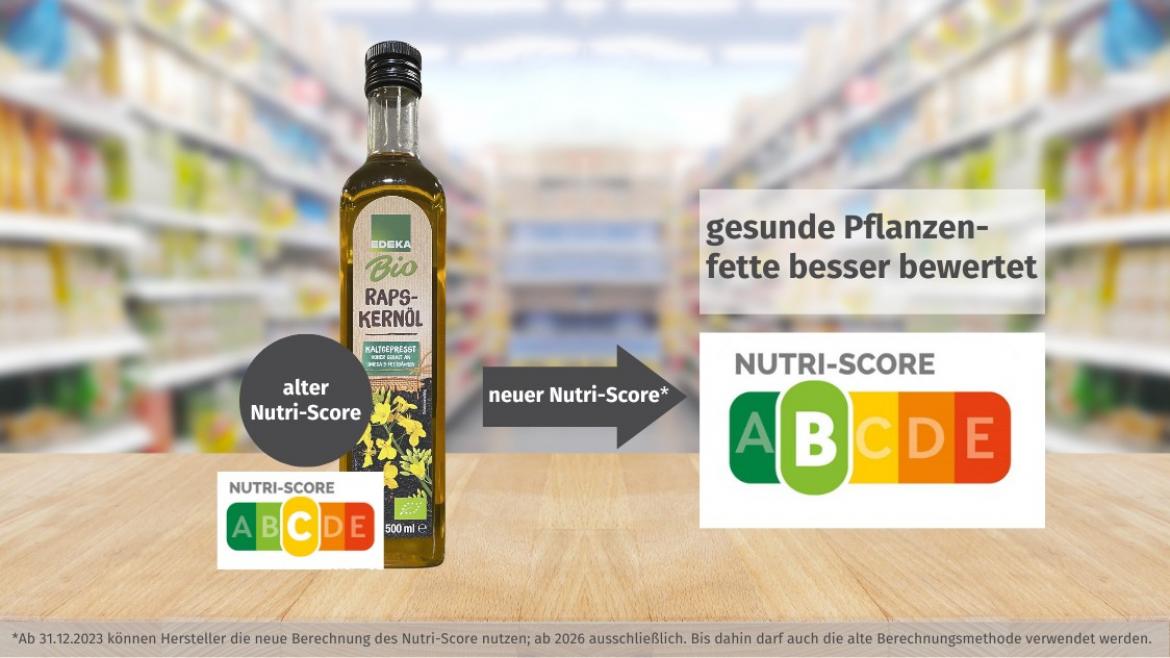 Nutri-Score: Edeka Bio Rapskernöl (2023)