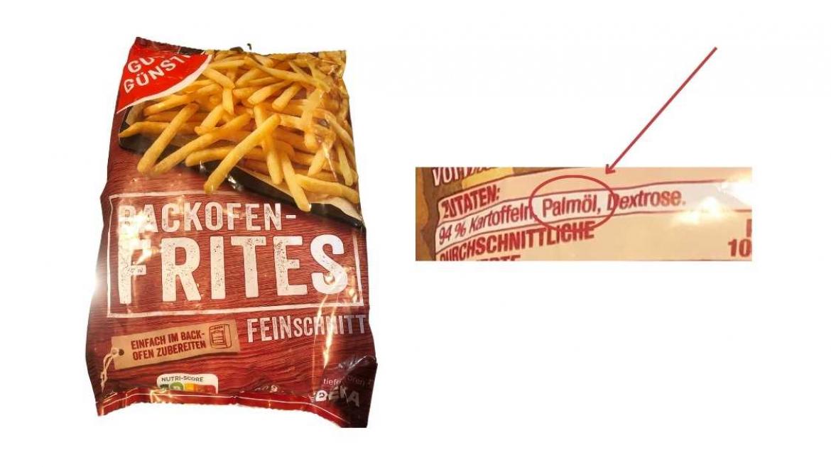 Ölwechsel: Foto von Produkt Gut & Günstig Backofen-Frites mit Palmöl (2023)