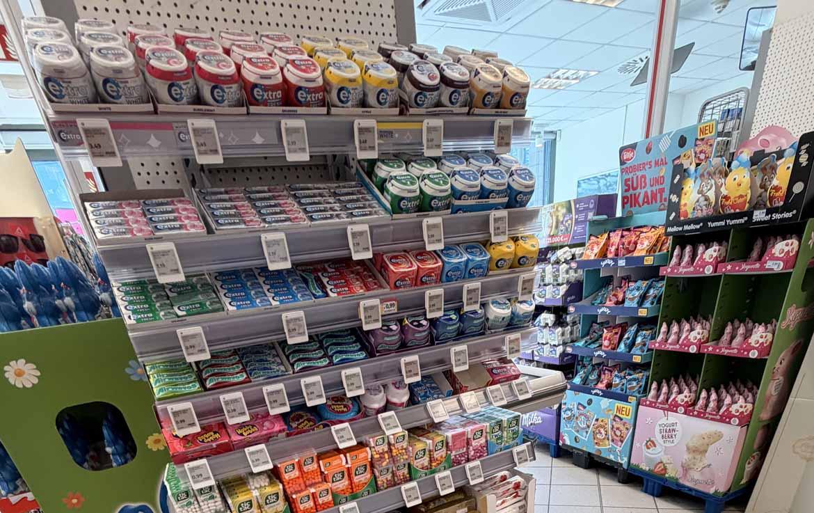 Quengelzone: Produkte im Kassenbereich bei Rossmann (2026)