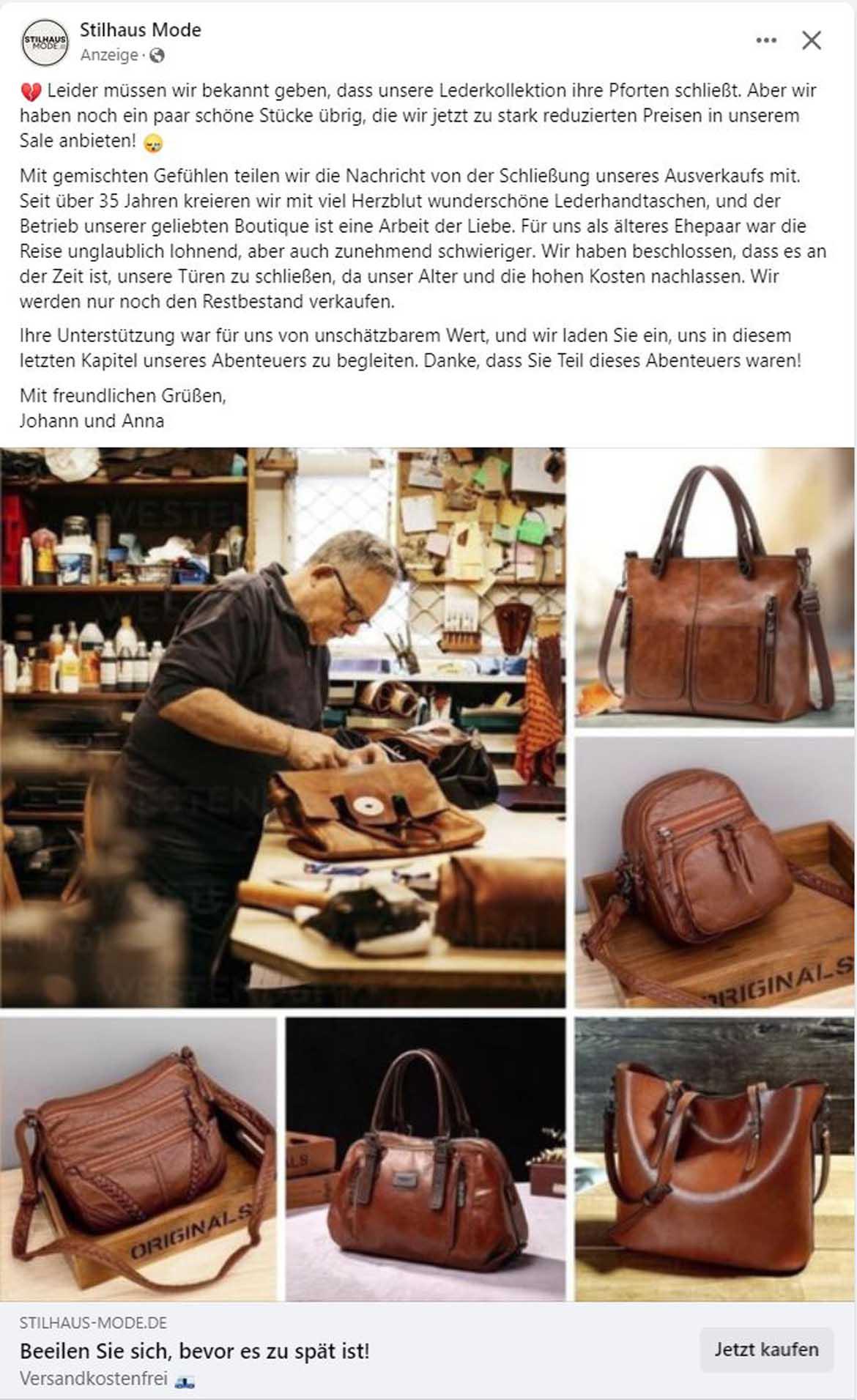 China-Shop: Emotionale Social-Media Werbung für Stilhaus Mode (2024)