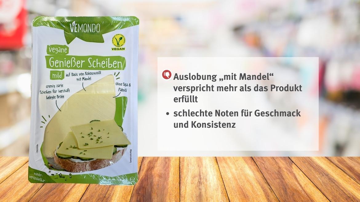 Veganer Käse: Vemondo Vegane Genießer Scheiben Mild im Marktcheck (2023)