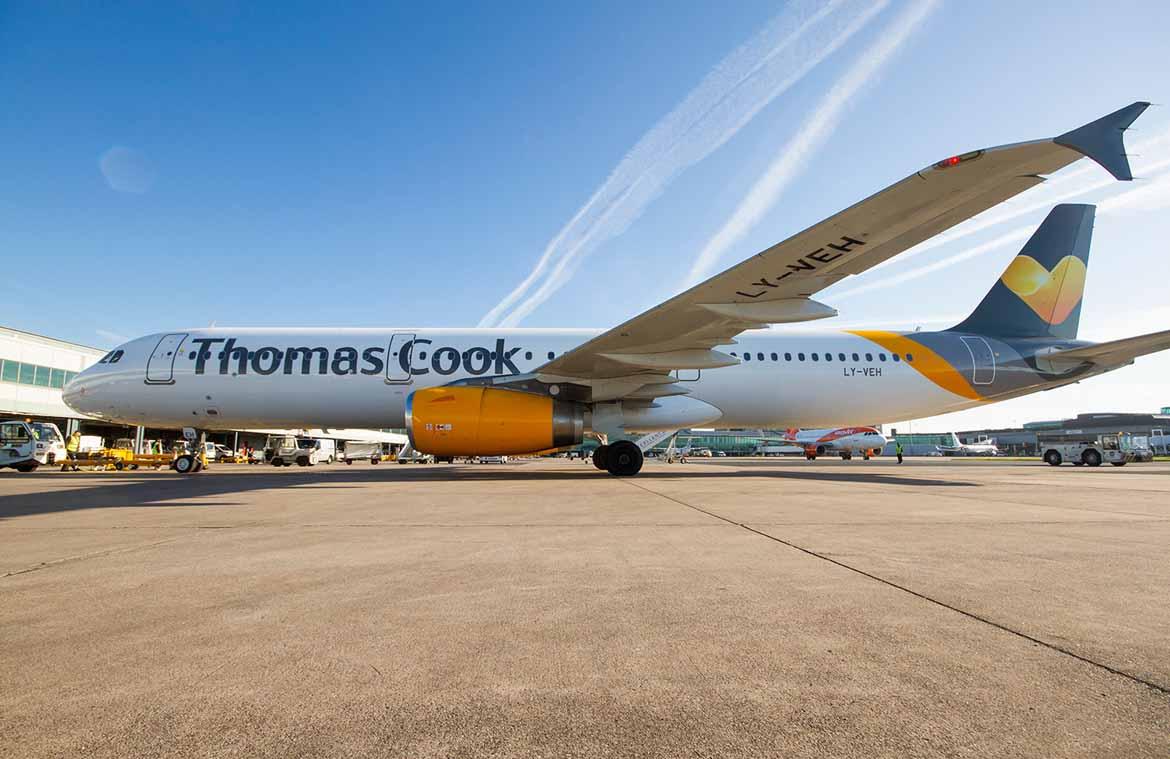Pleite: Flugzeug von Thomas Cook bleibt am Boden