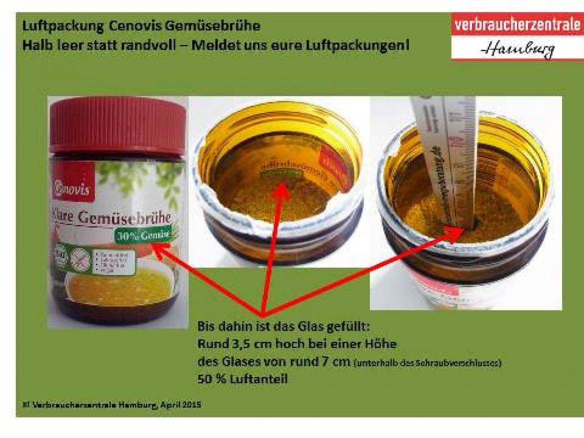 Luftpackung: Cenovis Gemüsebrühe