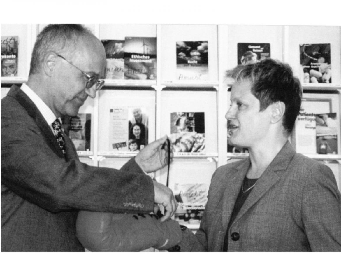 Dr. Hörmann mit Verbraucherschutzministerin Renate Künast