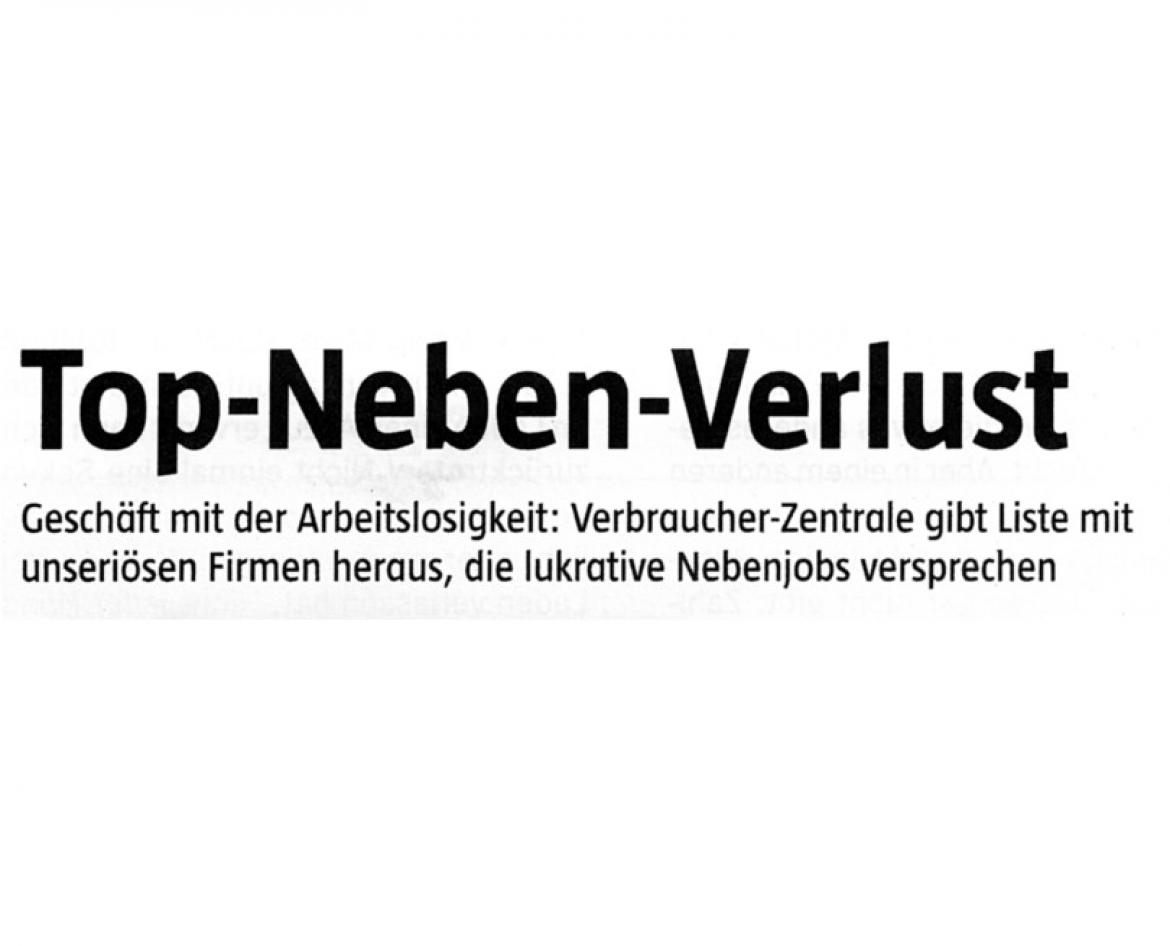 Artikel "Top-Neben-Verlust" (2003)