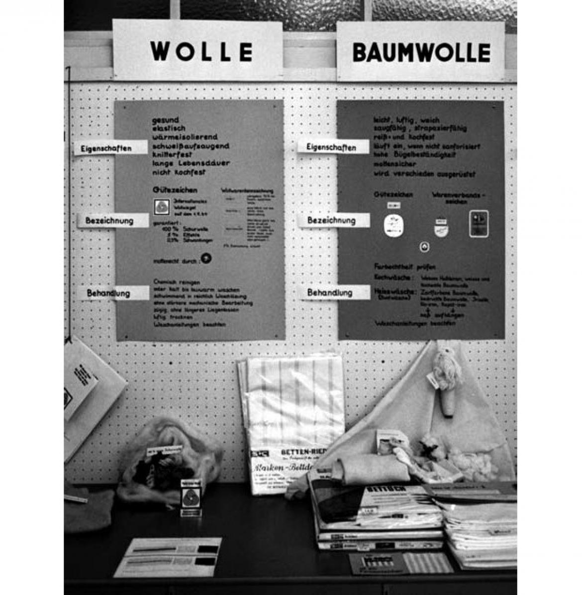 Ausstellung der Verbraucherzentrale im Jahr 1960