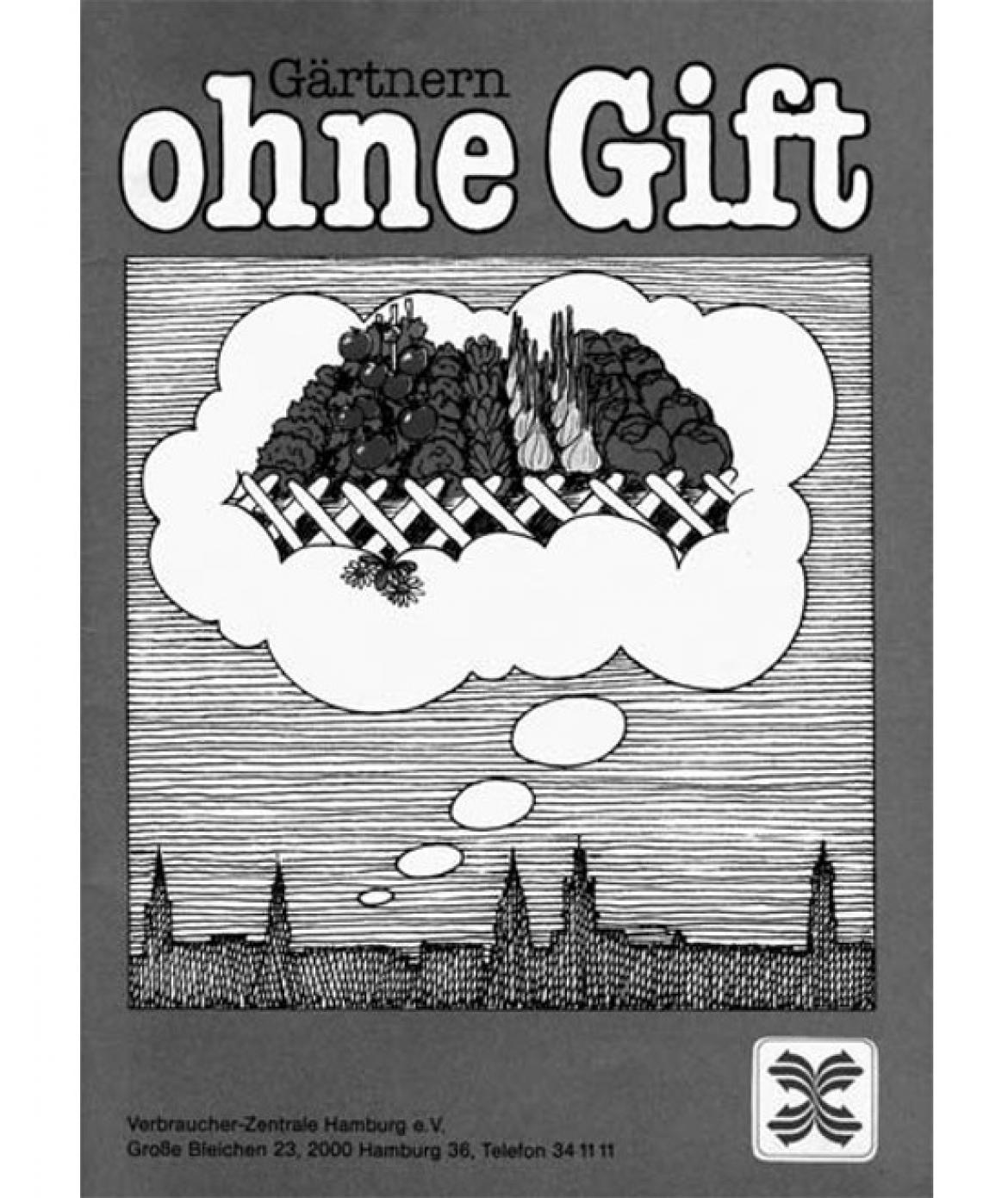 Broschüre "Gärtnern ohne Gift" der Verbraucher-Zentrale (1981)