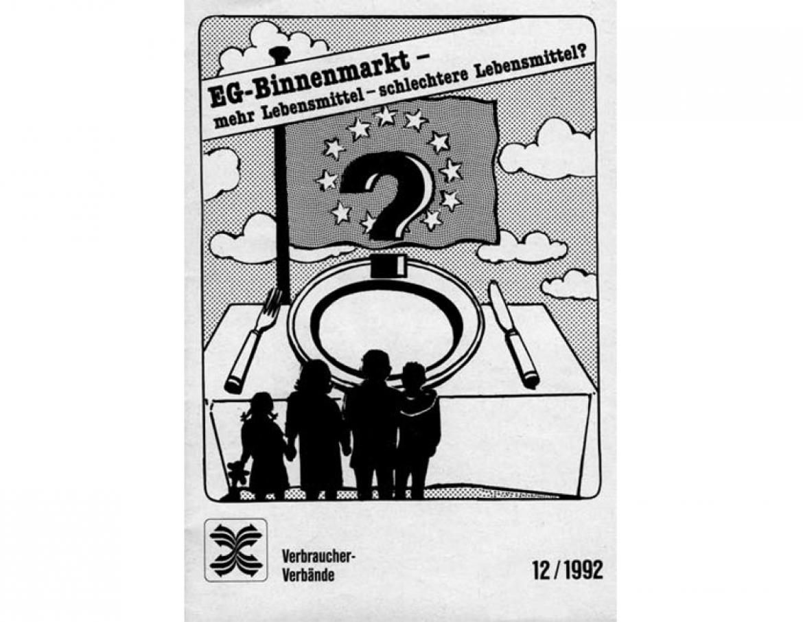 Ratgeber-Fibel "EG-Binnenmarkt" der Verbraucher-Zentrale (1992)