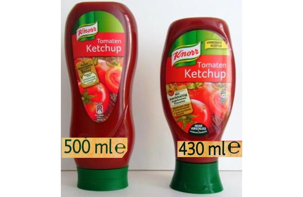 Knorr Ketchup im Vergleich