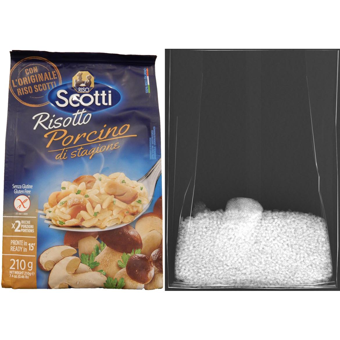 Luftpackungen: Riso Scotti Risotto mit Röntgenbild