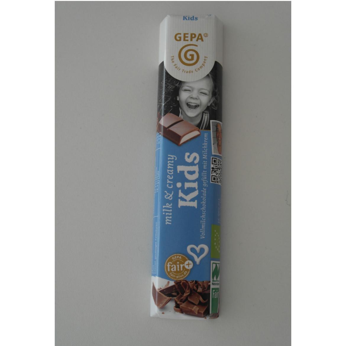 Fairtradekennzeichnung: milk & creamy Kids