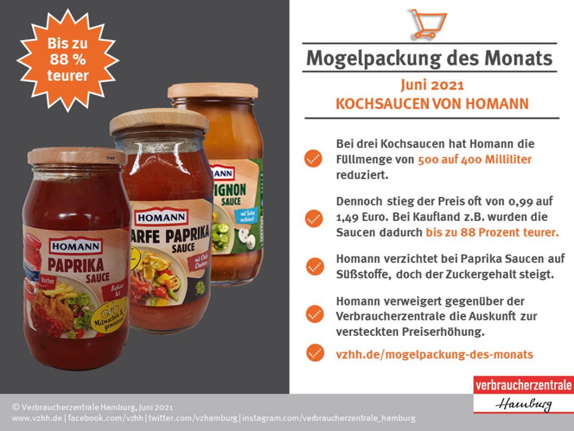 Mogelpackung: Bild_FB_Homann_Paprikasauce_2021