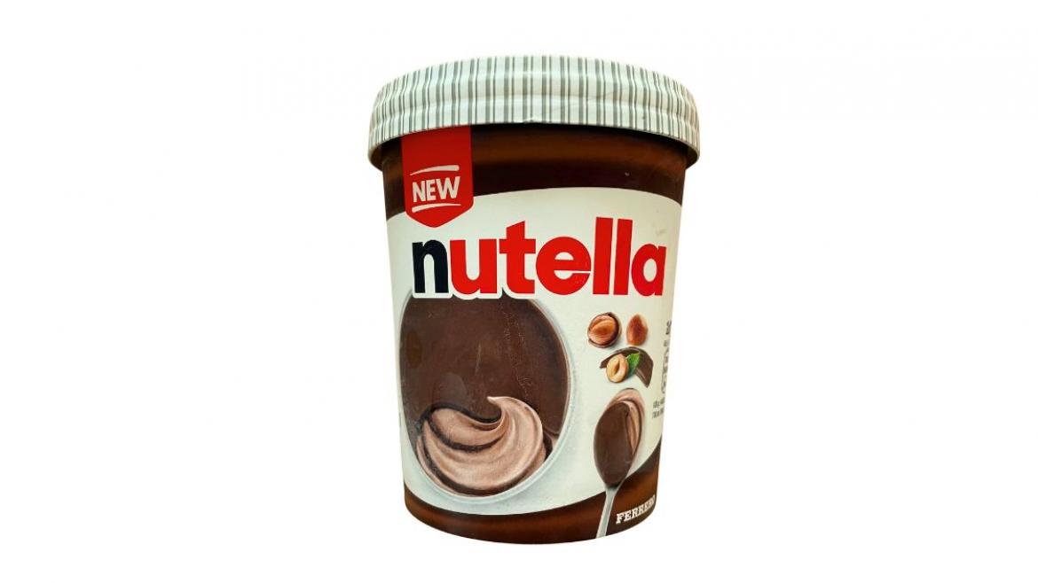 Verpackung des neuen Nutella-Eises von Ferrero
