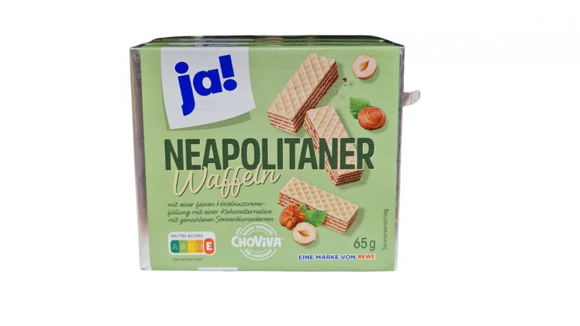 Schokoalternative Chovivia in Neapolitaner von Ja!