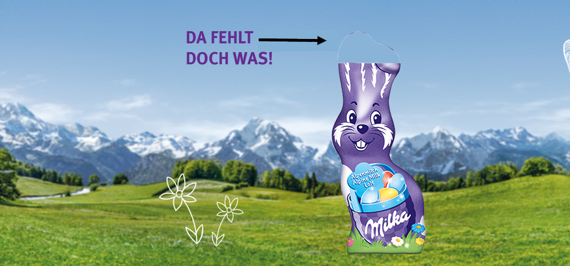 Milka_Schmunzelhase_Screenshot_Fotomontage