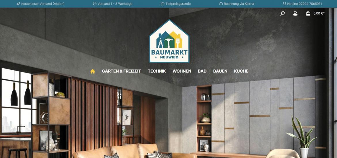 Fake-Shop: Baumarkt Neuwied (2023)