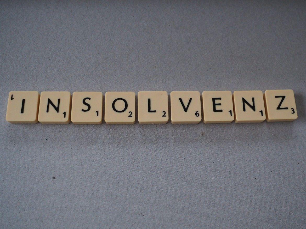 Das Wort Insolvenz beim Scrabble