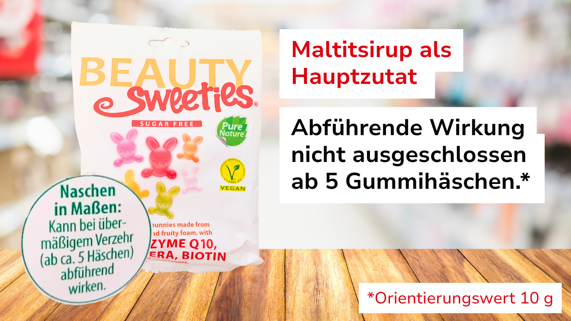 Marktcheck zuckerfreie Süßigkeiten Beauty Sweeties