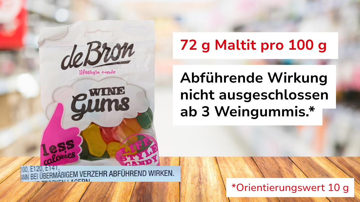 Marktcheck zuckerfreie Süßigkeiten De Bron 