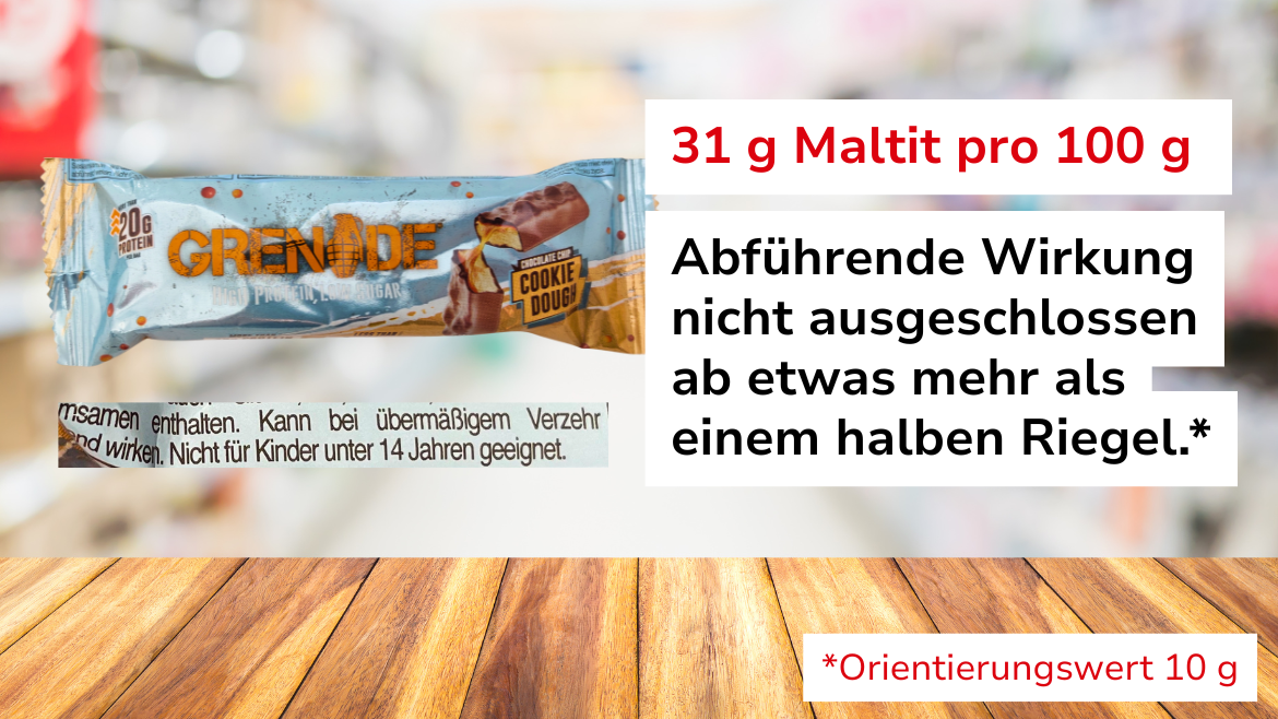 Marktcheck zuckerfreie Süßigkeiten Grenade