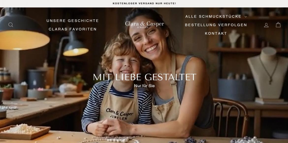 China-Shop: claracasperjuwelen.de (2025)