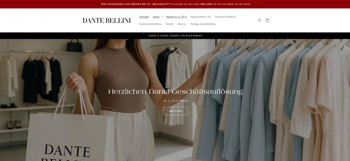 China-Shop: dantebellini.de (2025)