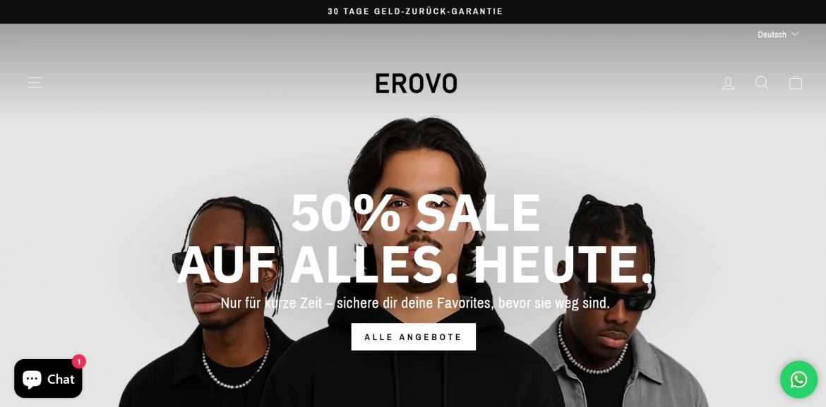 China-Shop: erovo.de (2025)