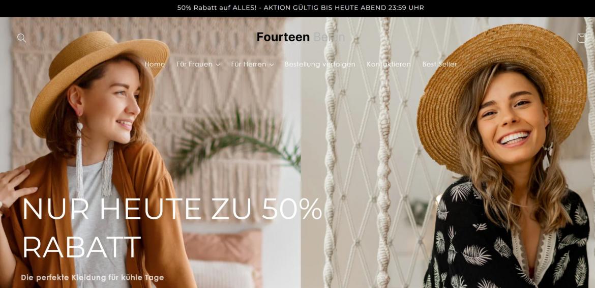 China-Shop: fourteenberlin.de (2025)