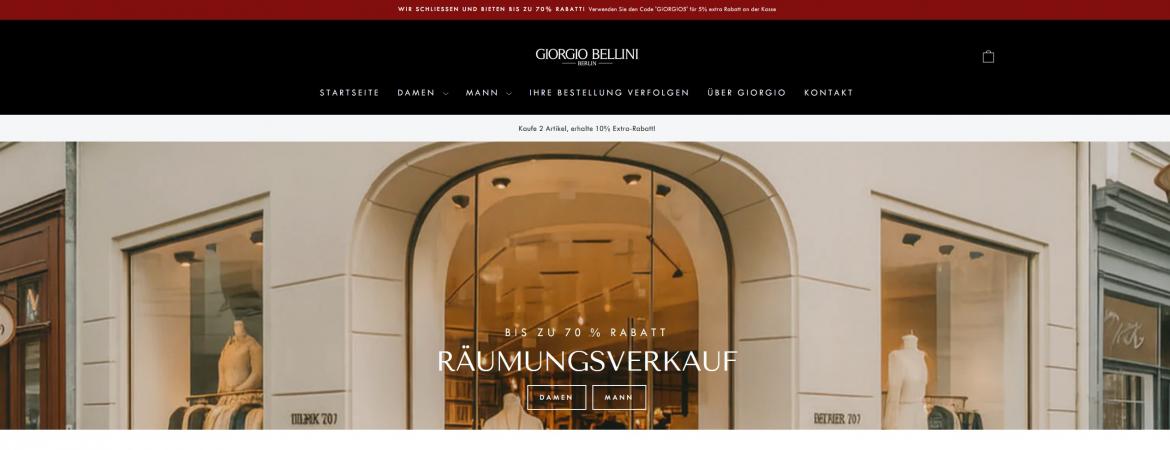 China-Shop: giorgiobellini.de (2025)