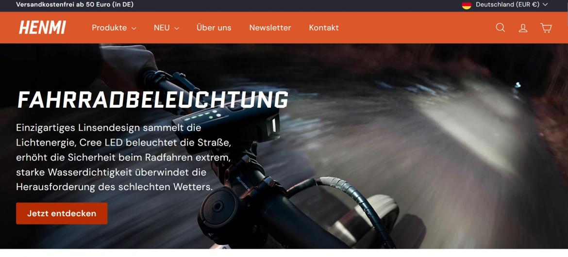 China-Shop: henmi.de (2025)