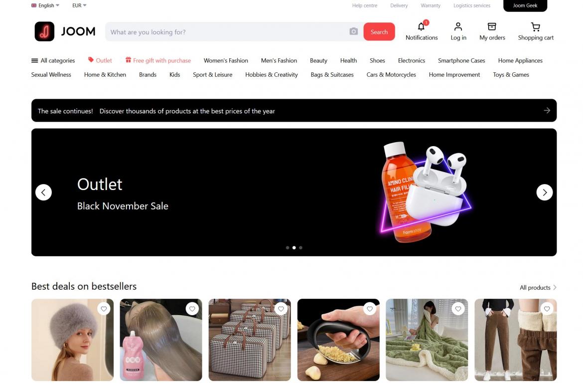 China-Shop: joom.com (2025)