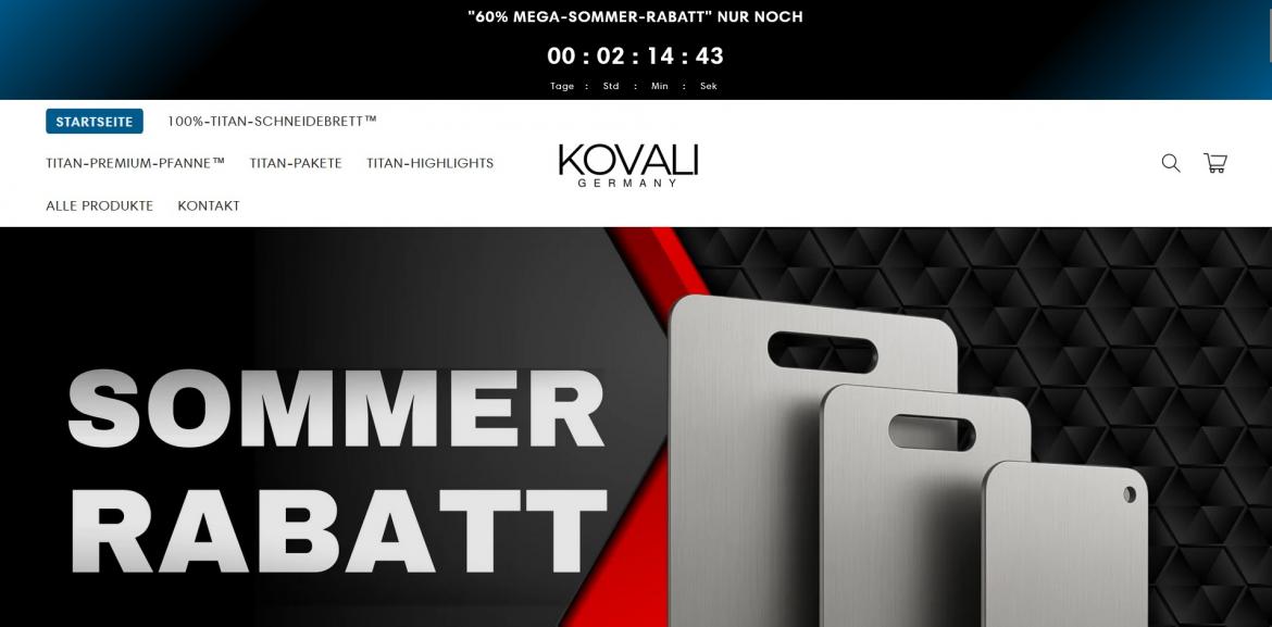 China-Shop: kovali.de (2025)