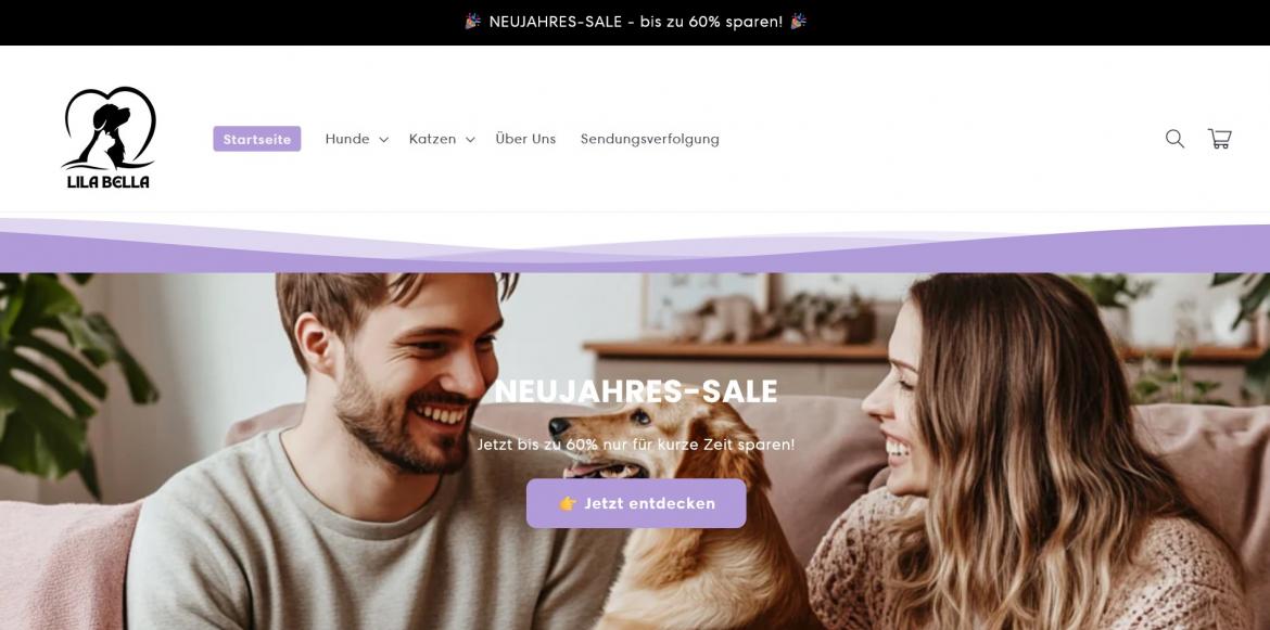 China-Shop: lila-bella.de (2025)