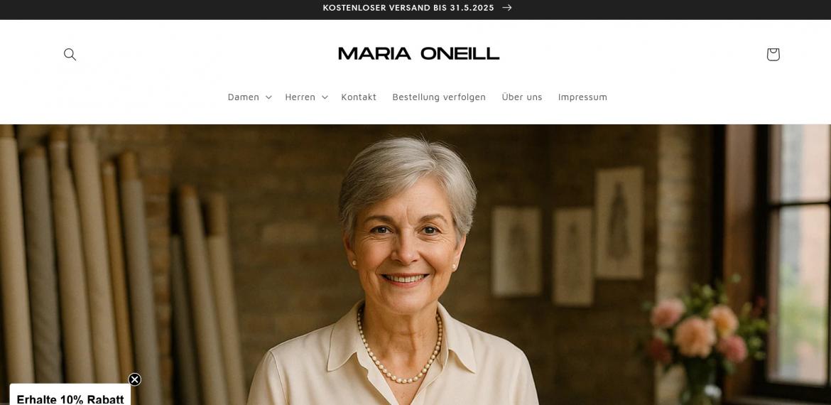 China-Shop: mariaoneill.com (2025)
