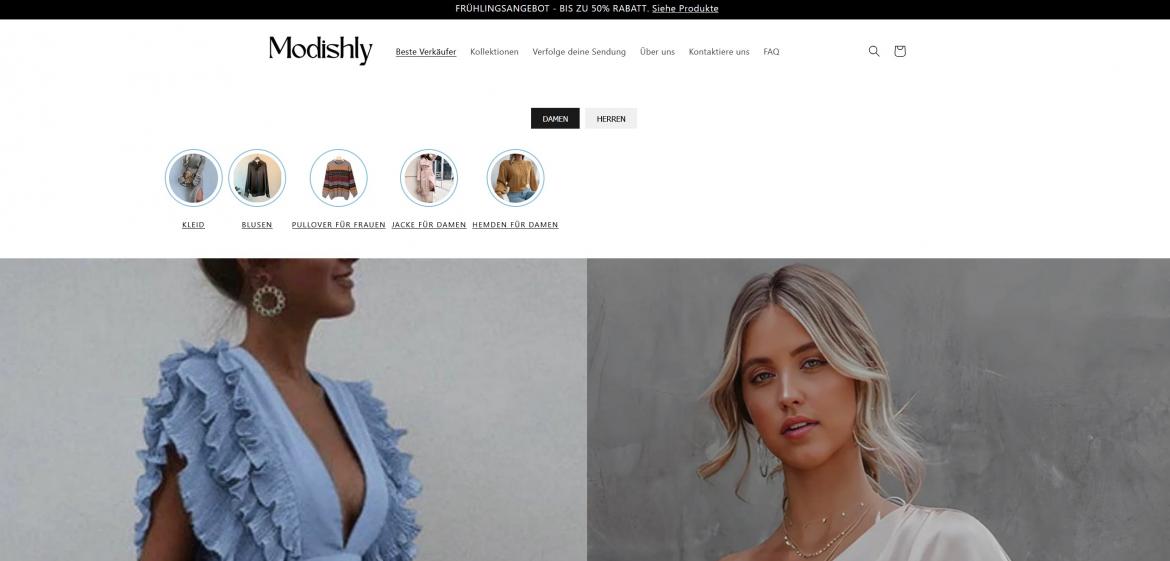China-Shop: modishly.de (2025)