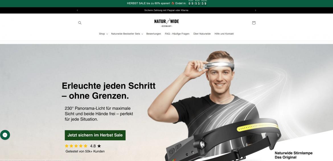 China-Shop: naturwide.de (2025)