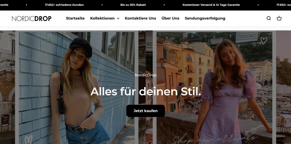 Fake-Shop: nordicdrop.de (2025)