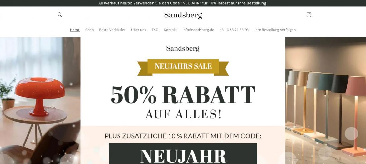 China-Shop: sandsberg.de (2025)