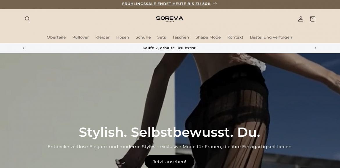 China-Shop: soreva-berlin.de (2025)