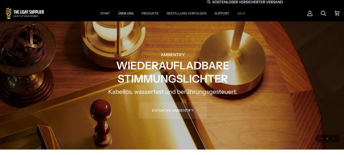 China-Shop: thelightsupplier.de (2025)
