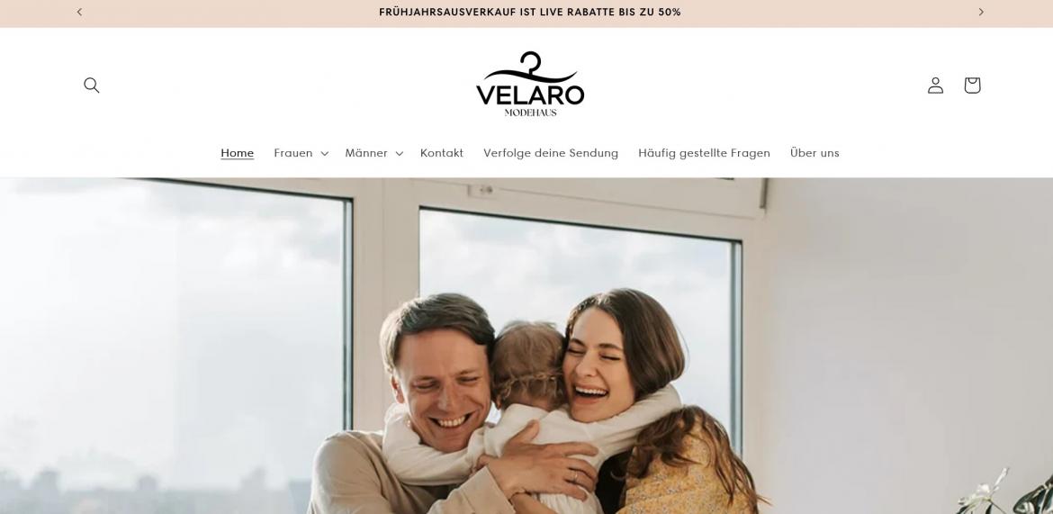 China-Shop: velaro-modehaus.de (2025)