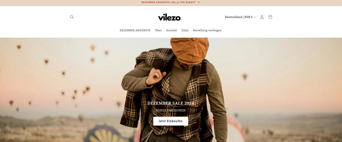 China-Shop: vilezofashion.de (2025)