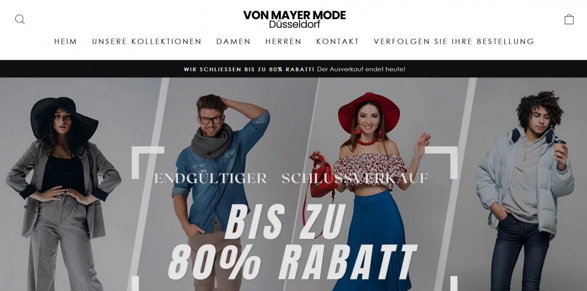 China-Shop: vonmayermode.de (2025)