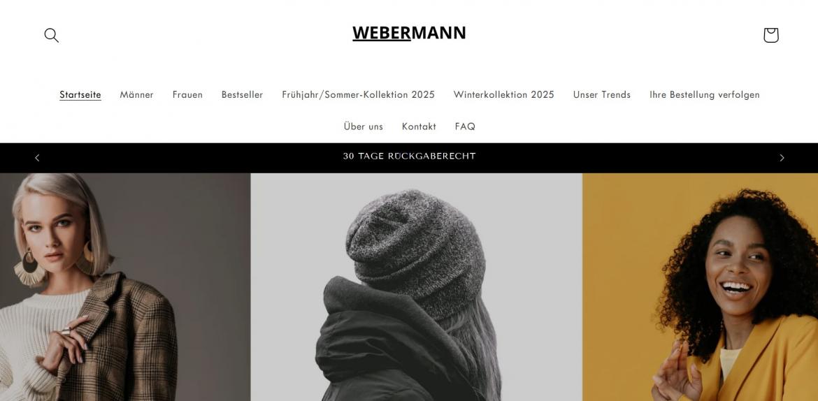 China-Shop: webermann-mode.de (2025)