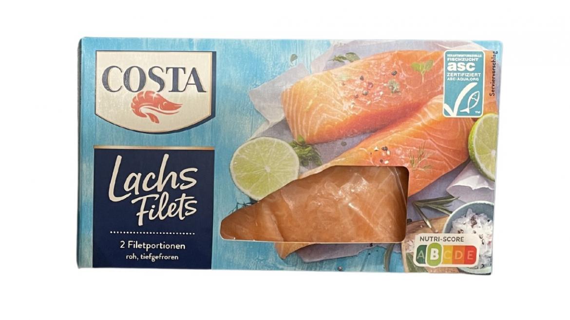 Costa Lachsfilets (2023) | Verbraucherzentrale Hamburg