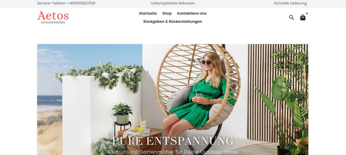 Fake-Shop: aetos-deutschland.de (2024)