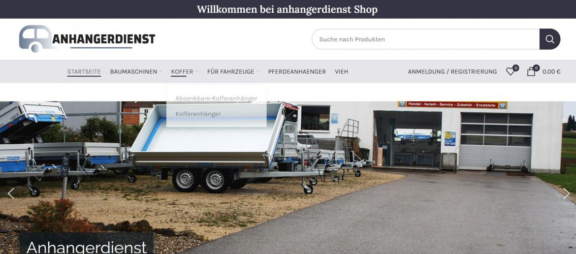 Fake-Shop: anhangerdienst.com (2025)