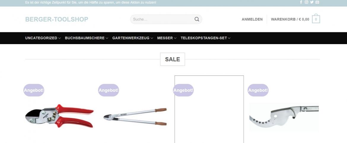 Fake-Shop: berger-toolshop.shop (2024)