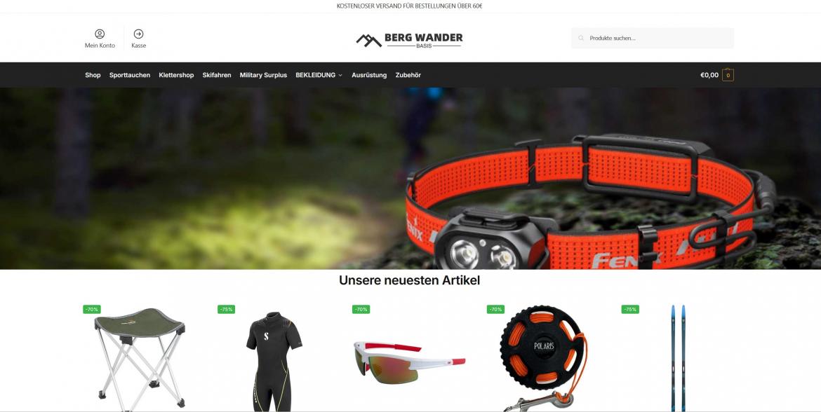 Fake-Shop: bergwanderbase.com (2025)